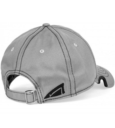 Baseball Caps Classic Adjustable Grey/Black Cap - C311GRJVLSF $27.17