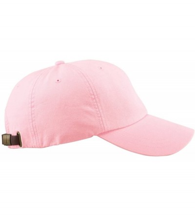 Baseball Caps 6-Panel Low-Profile Washed Pigment-Dyed Cap - Pale Pink - C312NSEYTN7 $20.93