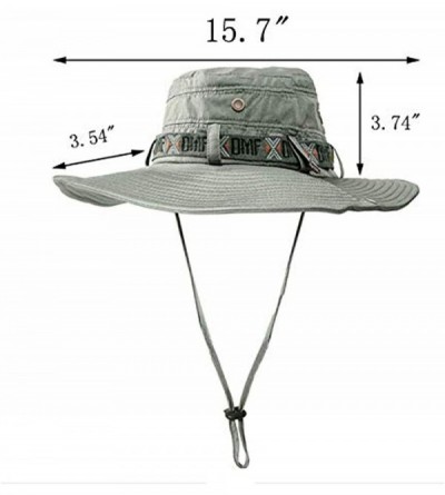 Sun Hats Jungle Camo Boonie Sun Hat Snap Wide Brim Caps Outdoor Fishing Hunting Safari Cap - 11 - CT18DAGA87H $13.20