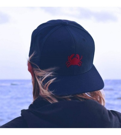 Baseball Caps Custom Baseball Cap Crab Style C Embroidery Acrylic Dad Hats for Men & Women - Royal Blue - CO18SI5HZHA $11.72