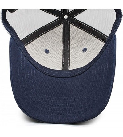 Baseball Caps Mens Baseball Cap Lightweight Casual Breathable Adjustable Trucker Hat - Navy-blue-36 - CR1952EDUYZ $20.42