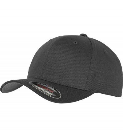 Baseball Caps Silver Wooly Combed Stretchable Fitted Cap Kappe Baseballcap Basecap - Darkgrey - CI11IMXR9QH $23.68