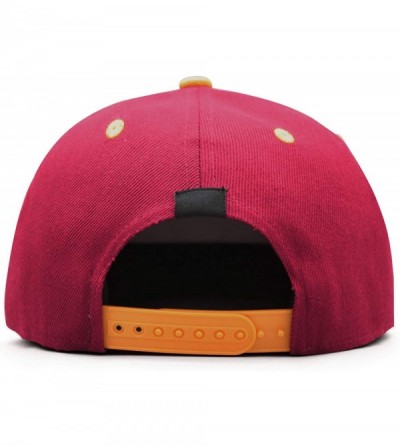 Baseball Caps Mens Womens Casual Adjustable Basketball Hat - Maroon-6 - CA18N9RHEC9 $20.59