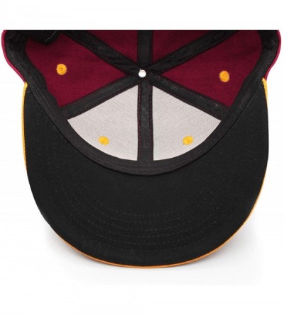 Baseball Caps Mens Womens Casual Adjustable Basketball Hat - Maroon-6 - CA18N9RHEC9 $20.59