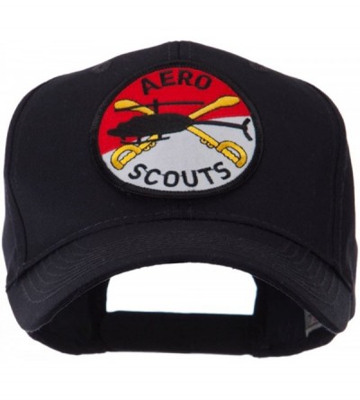 Baseball Caps Army Circular Shape Embroidered Military Patch Cap - Aero - CK11FETEHLH $21.77