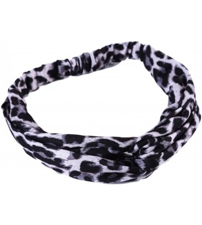 Headbands Headbands Elastic Stretchy Hairbands - Grey - CI18R9RSOWU $13.75
