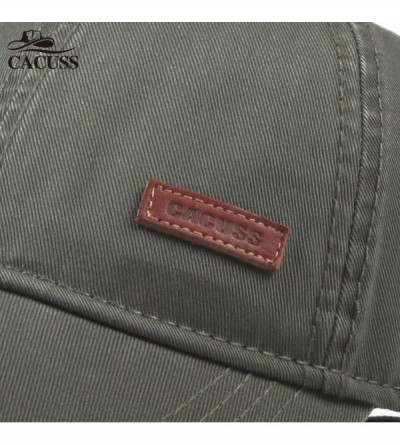 Baseball Caps Men's Cotton Classic Baseball Cap Adjustable Buckle Closure Dad Hat Sports Golf Cap - B0080_olive - CB18NEAL3AY...