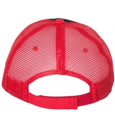 Baseball Caps Sandwich Trucker Cap - Black/Red - CG182M3Y7M0 $8.61