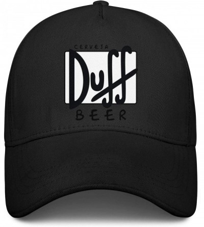 Baseball Caps Duff Beer Logo Womens Baseball Trucker Protection - Duff Beer Logo-36 - CD18X7MDGNI $23.31