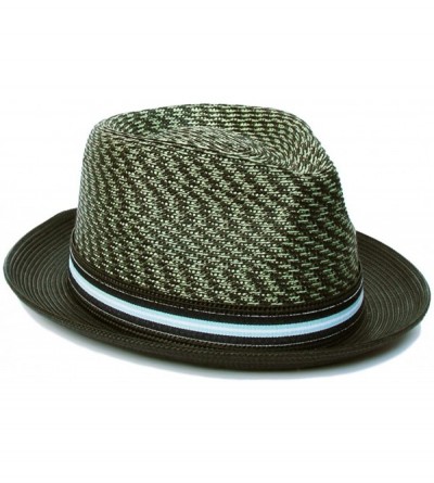 Fedoras Mens Summer Foldable Packable Trilby Hat - Savanna - CE12ESXBY1P $52.92