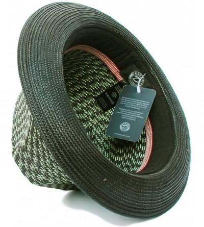 Fedoras Mens Summer Foldable Packable Trilby Hat - Savanna - CE12ESXBY1P $52.92