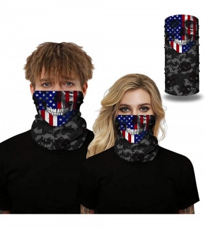 Balaclavas 5 Pack Unisex Sun UV Protection Anti Dust Neck Gaiter Mask Face Cover Bandana - 4 Pack-a - CA198ZY3X55 $23.57