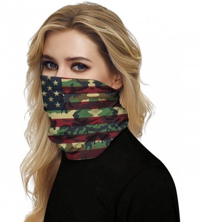 Balaclavas 5 Pack Unisex Sun UV Protection Anti Dust Neck Gaiter Mask Face Cover Bandana - 4 Pack-a - CA198ZY3X55 $23.57