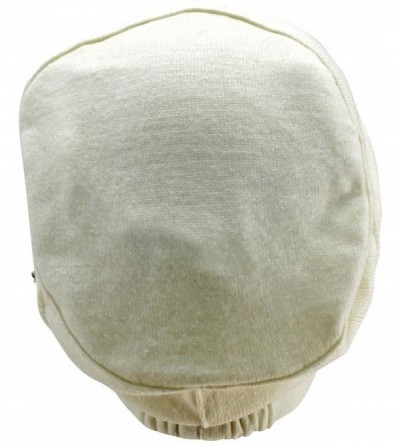 Skullies & Beanies White Jersey Knit Slouchy Beanie Hat with Rhinestone Bow - CK11P33LLVX $15.21