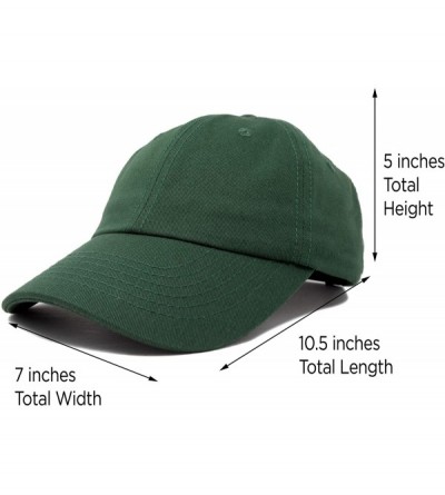 Baseball Caps Baseball Cap Mens Trucker Hat Dad Hats Caps for Women 12 Pack - Dark Green - CB18IDXGERN $23.46