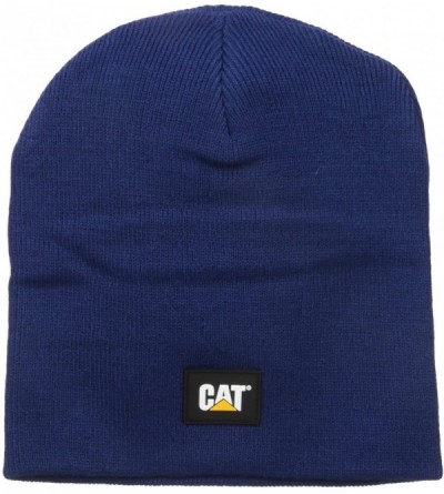 Skullies & Beanies Men's Logo Knit Cap - Vintage Blue - CG12LUZEIXP $15.28