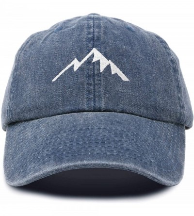 Baseball Caps Outdoor Cap Mountain Dad Hat Womens Mens Hiking Vintage Cotton - Navy Blue - CQ18SIX0964 $27.28