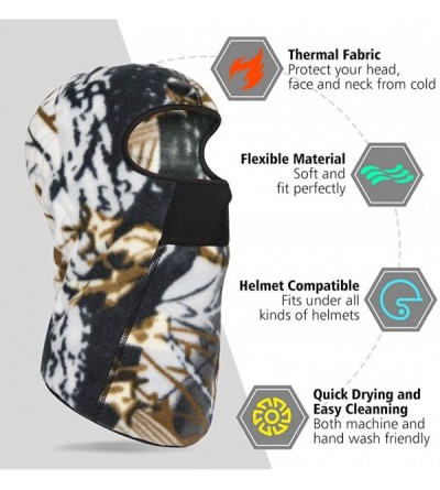 Balaclavas Ski Mask Half Face Mask Windproof Neck Warmer for Snow Skiing - 2991-yellow Brown - CT18AOW44LC $13.27