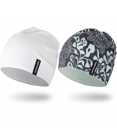 Skullies & Beanies Multifunctional Lightweight Beanies Running - Burnout B+off-white Stone - CC193260ARY $15.79