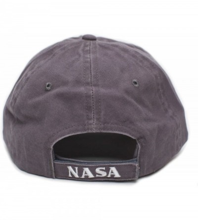Baseball Caps NASA I Need My Space Pigment Dye Embroidered Hat Cap Unisex Adult Multi - Grey - C81886G3LD2 $14.14