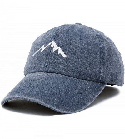 Baseball Caps Outdoor Cap Mountain Dad Hat Womens Mens Hiking Vintage Cotton - Navy Blue - CQ18SIX0964 $15.68