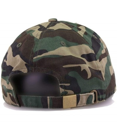 Baseball Caps President Election Embroidered Adjustable Distressed - Camo - C31986G90HY $12.45