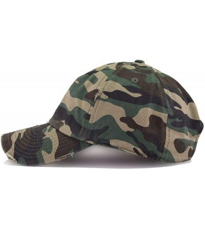 Baseball Caps President Election Embroidered Adjustable Distressed - Camo - C31986G90HY $12.45