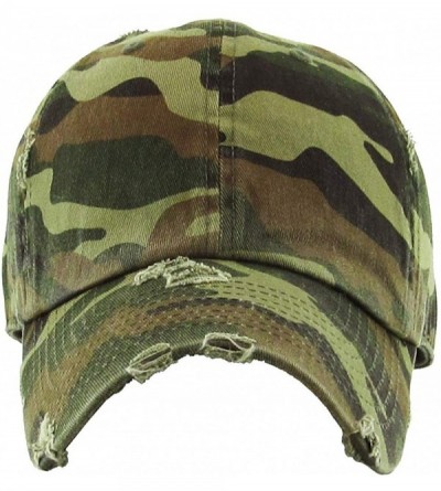 Baseball Caps President Election Embroidered Adjustable Distressed - Camo - C31986G90HY $12.45