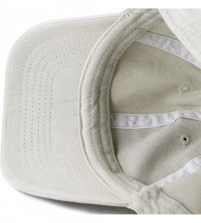 Baseball Caps 100% Cotton Pigment Dyed Low Profile Dad Hat Six Panel Cap - 1. Sand - CG189A2ZKIM $8.73