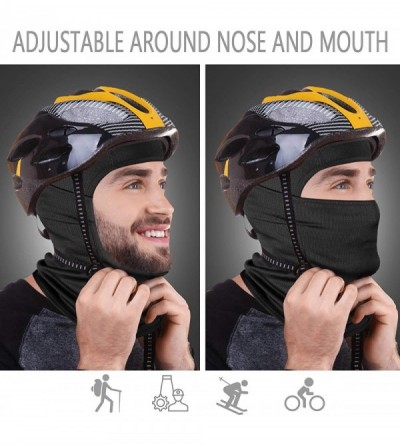 Balaclavas Balaclava Face Mask UV Protection for Men Women Ski Sun Hood Tactical Masks - White - CH18QIQA3XS $10.05