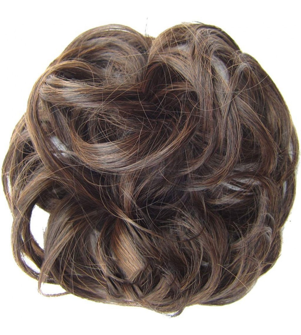 Fedoras Extensions Scrunchies Pieces Ponytail - A1 - CN18ZLUMC9X $8.55