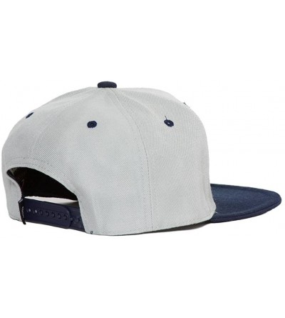 Baseball Caps Vintage Snapback Cap Hat - Gray Navy - CF116FODFFT $10.65