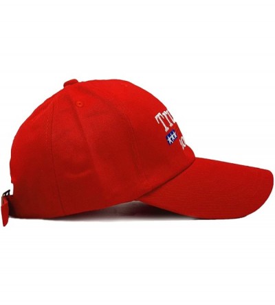 Skullies & Beanies Donald Trump 2020 Keep America Great Cap Adjustable Baseball Hat with USA Flag [2/3 Pack] - CW18SLXY98Z $1...