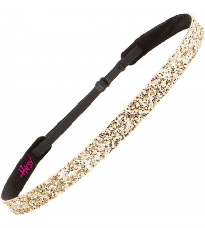 Headbands Girl's Adjustable NO Slip Bling Glitter Skinny Headband Gift Packs - Skinny Seafoam/L. Pink/Gold 3pk - CK12G0IFDYF ...