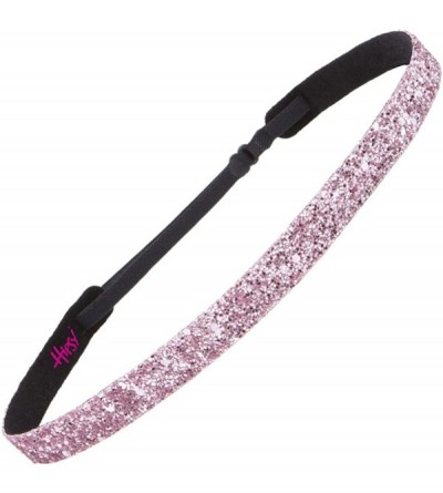 Headbands Girl's Adjustable NO Slip Bling Glitter Skinny Headband Gift Packs - Skinny Seafoam/L. Pink/Gold 3pk - CK12G0IFDYF ...