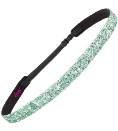 Headbands Girl's Adjustable NO Slip Bling Glitter Skinny Headband Gift Packs - Skinny Seafoam/L. Pink/Gold 3pk - CK12G0IFDYF ...