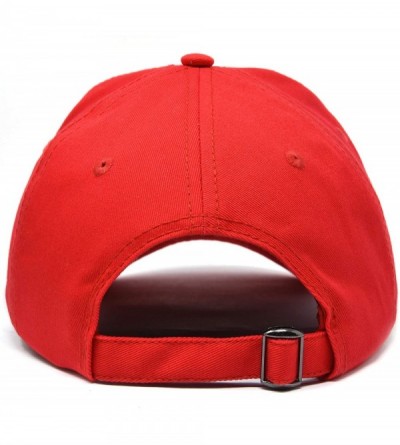 Baseball Caps Outdoor Cap Mountain Dad Hat Hiking Trek Wilderness Ballcap - Red - C218SMQOSTI $9.96