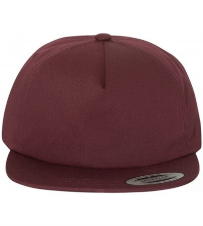 Visors Classics Snapback Cap - 6502 - Maroon - C0188ZG4I9K $9.03