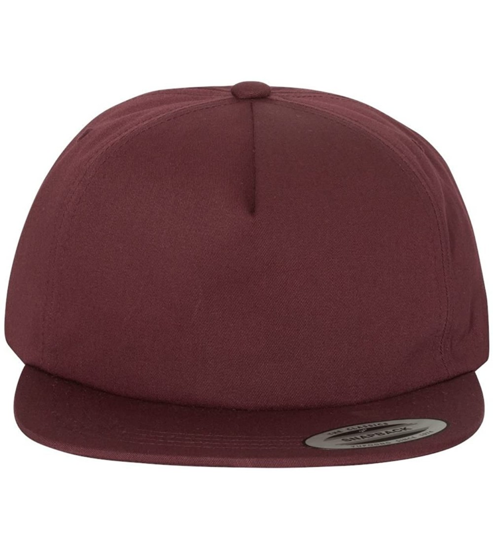 Visors Classics Snapback Cap - 6502 - Maroon - C0188ZG4I9K $9.03