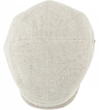 Newsboy Caps Men's Premium Cotton Summer Newsboy Cap SnapBrim Ivy Driving Stylish Hat - Beige Sprinkle-2924 - C218QAZO8RG $18.20