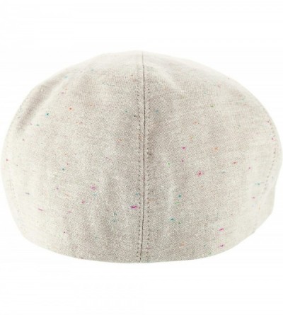 Newsboy Caps Men's Premium Cotton Summer Newsboy Cap SnapBrim Ivy Driving Stylish Hat - Beige Sprinkle-2924 - C218QAZO8RG $18.20