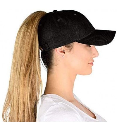 Baseball Caps Ponytail Hat - Womens Ponytail Baseball Caps - Bad Hair Day - CY18U2CLMHZ $13.86