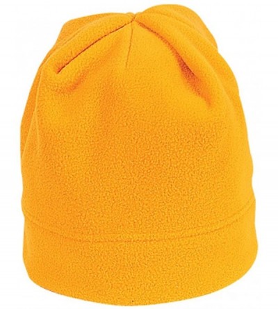 Skullies & Beanies Soft and Cozy Fleece Beenie - Athletic Gold - CN11HFBXUU1 $22.44