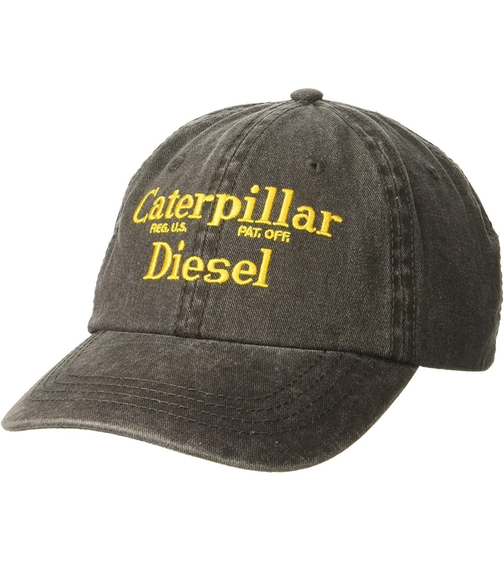 Baseball Caps Men's Diesel Cap- Black- One Size - CH1803GR9U7 $21.18