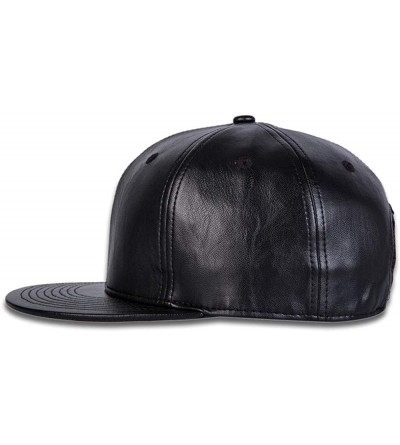 Baseball Caps Fashion Snapback Hat Hip Hop Cap Flat Brim Baseball Cap Adjustable Dad Hat Trunker Hat Unisex - W09-black - CI1...