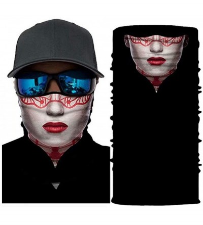 Balaclavas Balaclava Face Mask-Ghost Skull Magic Scarf Bandana Sport Headband for Men - F Balaclavas - C7198CS4KLM $14.21