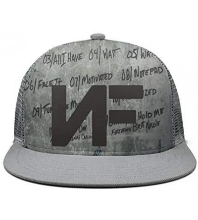 Visors Rock Mens Womens Cool Full Print Melody Flat Cap Snapback Cotton - C718MG66Y42 $19.73