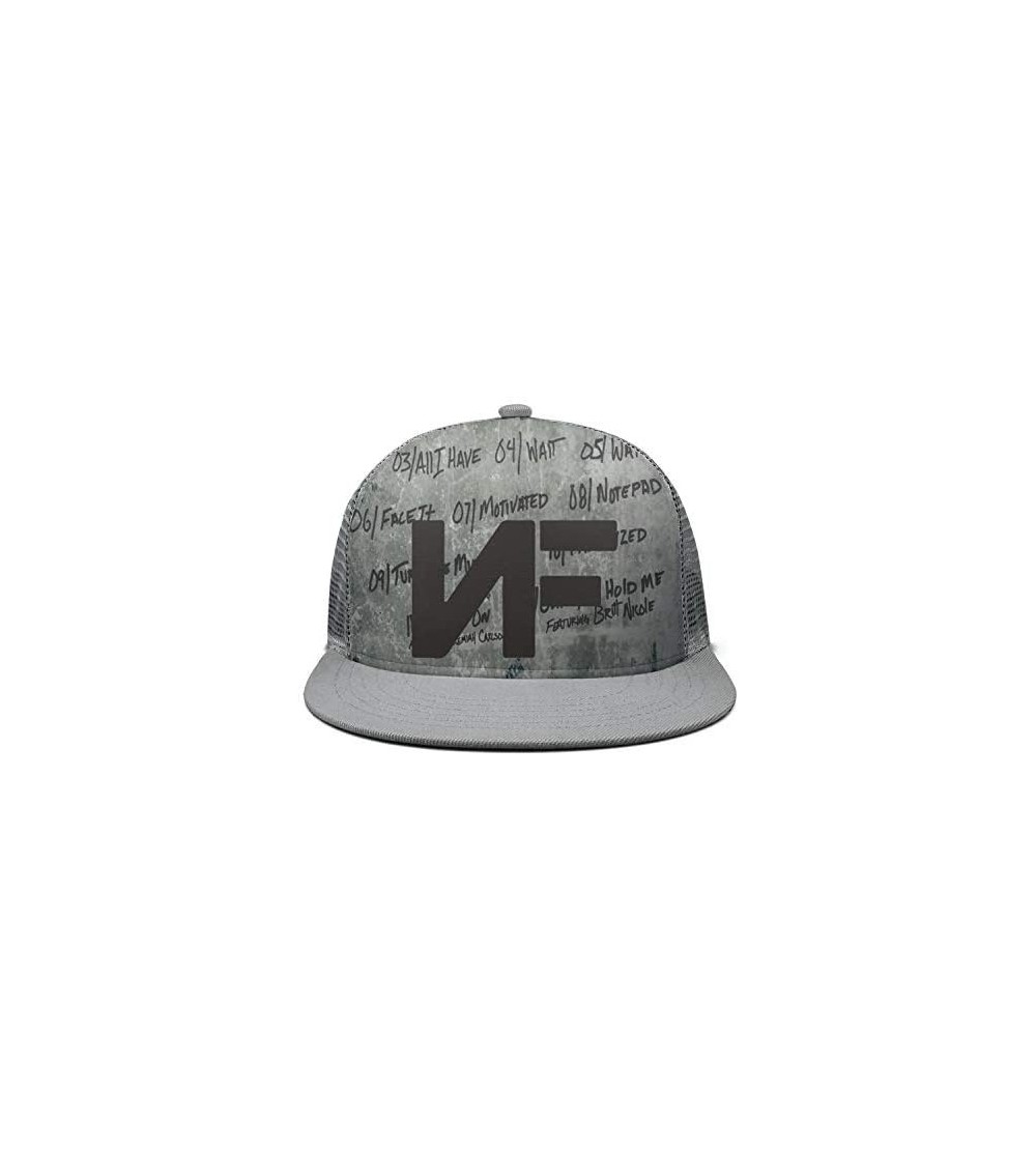 Visors Rock Mens Womens Cool Full Print Melody Flat Cap Snapback Cotton - C718MG66Y42 $19.73