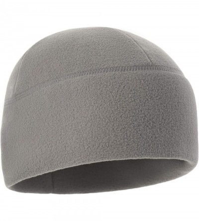 Skullies & Beanies Skull Cap Fleece 330 Winter Hat Mens Military Watch Tactical Beanie - Gray - CJ187Y6NWIS $9.79
