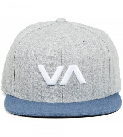 Baseball Caps Men's VA Snapback II Hat - Blue Heather - CK182Y0G5XK $29.96